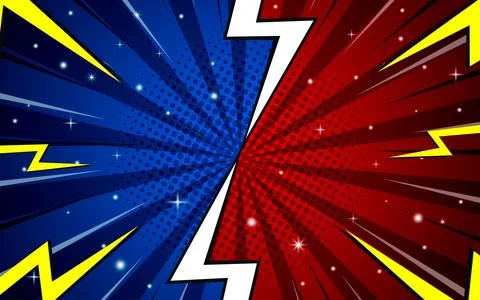 Fight background comic style design. Vector illustration イラスト素材