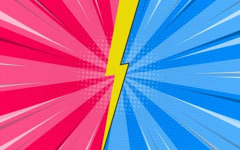 Fight backgrounds comics style design. Vector illustration. Stock Illustration