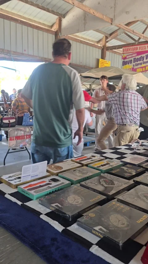 Fight Breaks Out at Georgia Flea Market, Augusta, Georgia, USA - 23 Aug 2026 Stock Footage 344170500