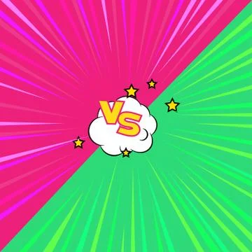 Fight Bubble  Comics Styl Stock Illustration