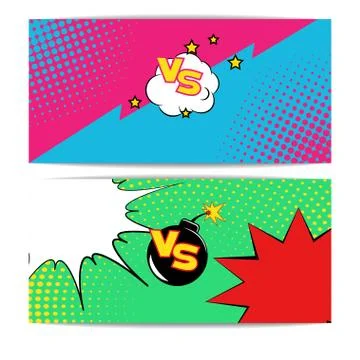 Fight Bubble  Comics Styl Stock Illustration