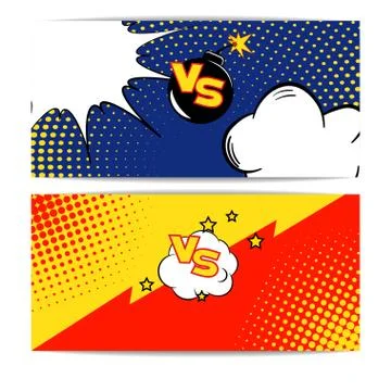 Fight Bubble  Comics Styl Stock Illustration