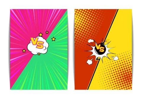 Fight Bubble  Comics Styl Stock Illustration