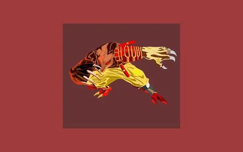 Fight Character Illustrazione stock