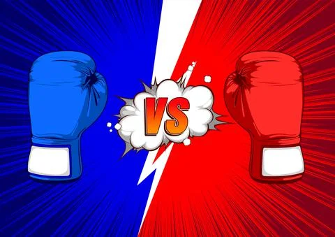 Fight Comic Background Stock Illustration