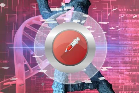 Fight the flu design イラスト素材