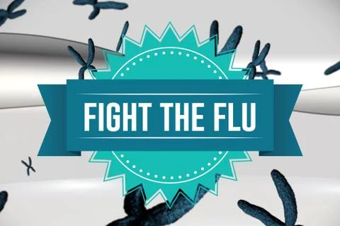 Fight the flu design イラスト素材