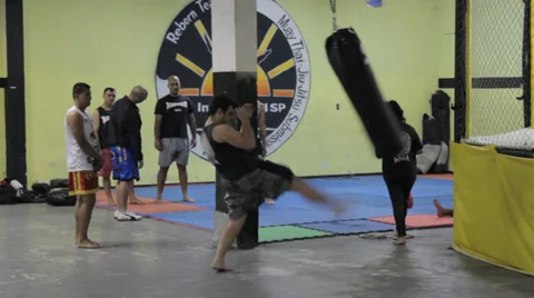 Fight Gym Vídeo Stock 31971619