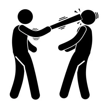 Fight  Stock Illustration