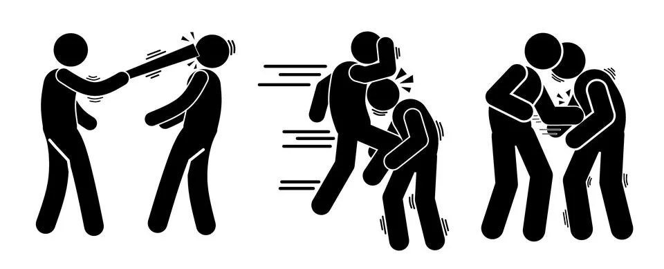 Fight  Stock Illustration