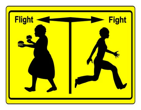 Fight Overweight Stock Illustration