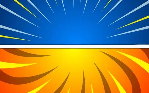 Fight versus cartoon comic background. Comic book colorful competition post.. Stock-Illustration