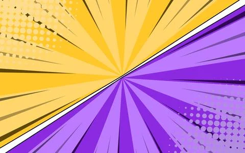 Fight vs comic background with radial effect. Stock Illustration