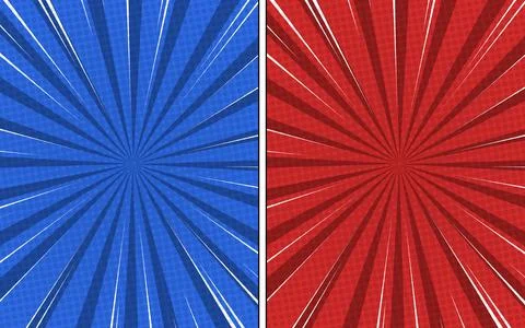 Fight vs comic background with radial effect. 스톡 일러스트