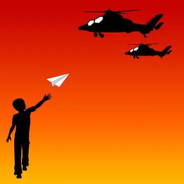 Fight war Illustrazione stock