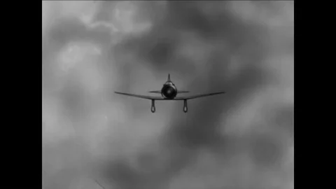 The Fighter 96 is a Fighter model adopted by the navy in 1936, the same ship was Stock Footage 86909936