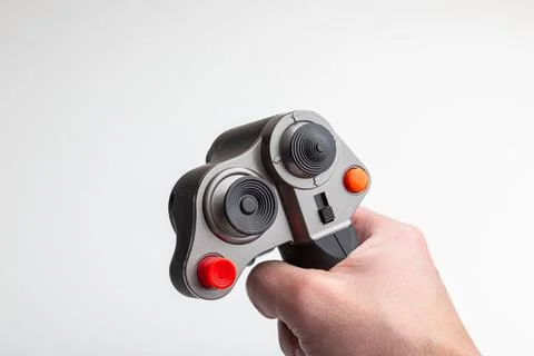 A Fighter aircraft control column Game Controller Stock Photos