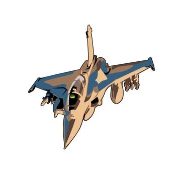 Fighter Aircraft Illustrazione stock