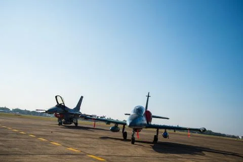 Fighter aircraft Foto stock