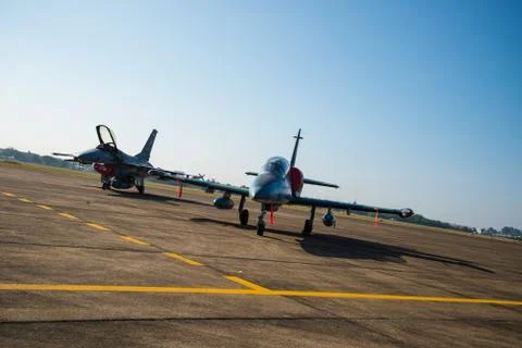 Fighter aircraft Stock Photos