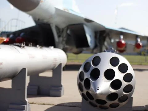 Fighter with full ammunition. Stock Photos