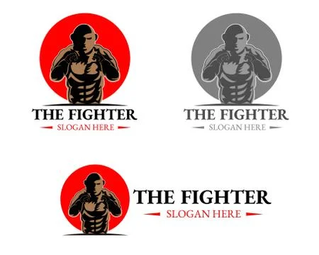 The Fighter Stock Illustration