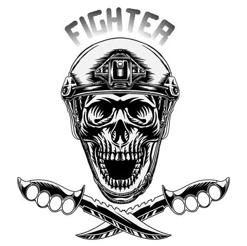 Fighter Stock Illustration