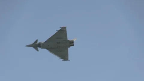 Fighter Jet in flight for a military training Stock Footage 90137941