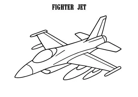 FIGHTER JET Illustrazione stock