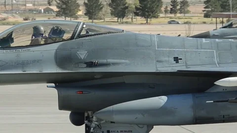 Fighter Jet Taxi* Video stock 115125616
