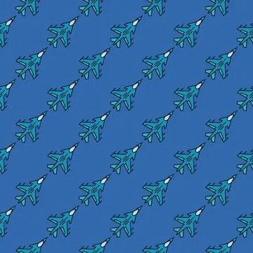 Fighter Jet vector concept modern background. Military Fighter Aircraft blu.. イラスト素材