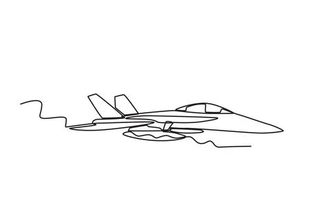 A fighter jet for war Stock Illustration
