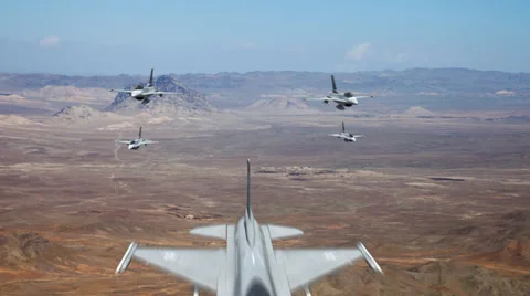 Fighter Jets (4K) Stock Footage