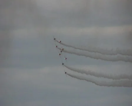 FIghter Jets Display Stock Footage 561230