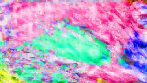 Fighter movement of all colors of the rainbow Stock Footage 69306317