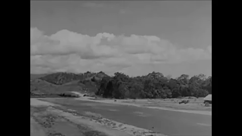 A fighter pilot lands a warplane and receives orders and meets with an officer Stock Footage 92628971