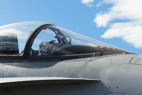 Fighter plane, pursuit plane and interceptor. Military airplane and aircraft. Stock Photos