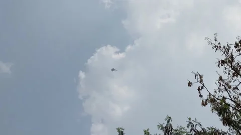 Fighter planes in the sky waiting for bombing,  Jet fighters in the sky Stock-Footage 170749851