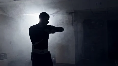 Fighter training. Vídeos de archivo 132340235