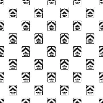 Fighter troop wings pattern seamless vector 스톡 일러스트