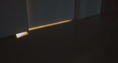 Fighter walks barefoot in the room Stock Footage 117940215