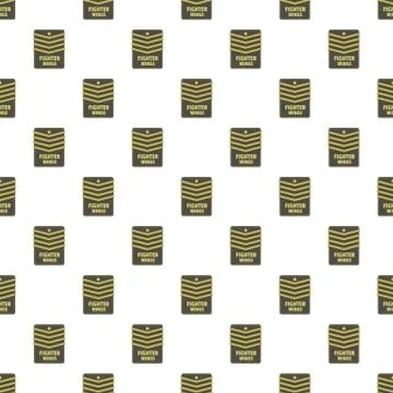 Fighter wings pattern seamless vector Stock Illustration