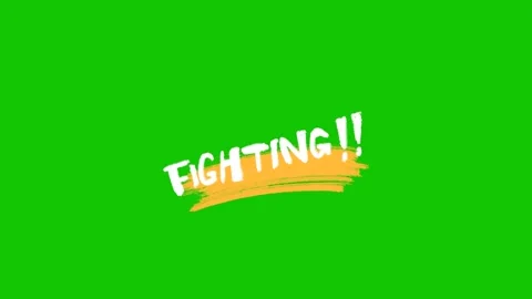 Fighting Animation Green Screen Chroma Key Stock Footage 340177243