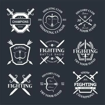 Fighting club Stock Illustration