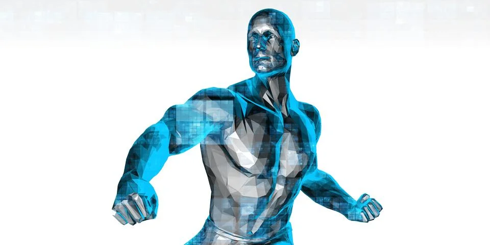 Fighting Game Character Stock-Illustration