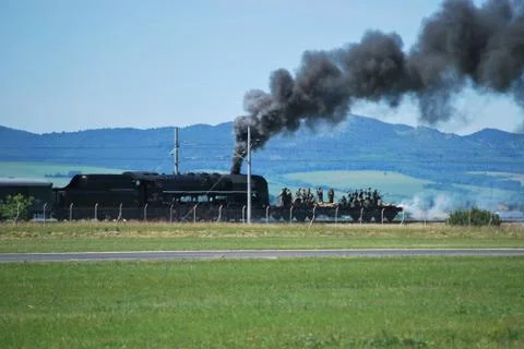 Fighting troops Stock Photos