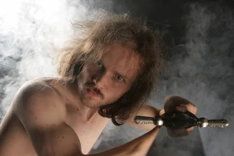 Fighting warrior Stock Photos