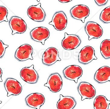 Figs background Stock Illustration