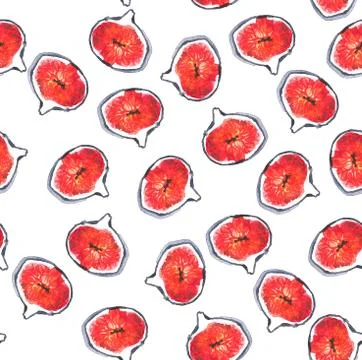 Figs background Stock Illustration