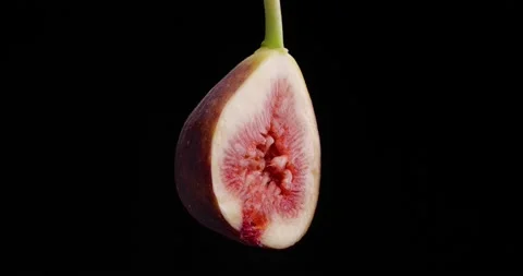 Figs with a beautiful cross-section Video stock 198797494